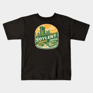 Green Horizon: Soylent-Inspired Tee Kids T-Shirt